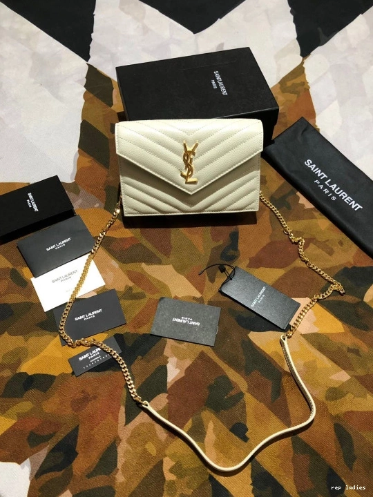 Rep ladies REP WALLET MATELASSÉ YSL CHAIN CASSANDRE 0713